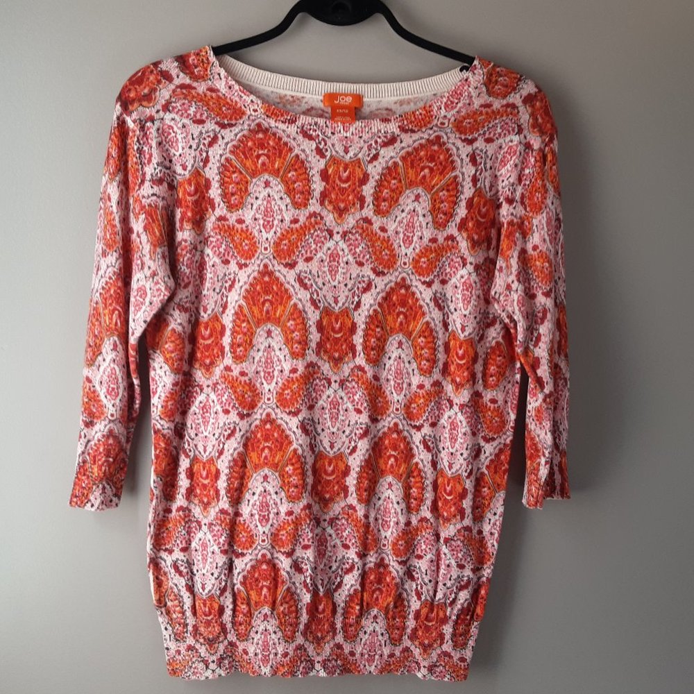 🌞 Joe Fresh Lightweight Cotton Summer Sweater, XS